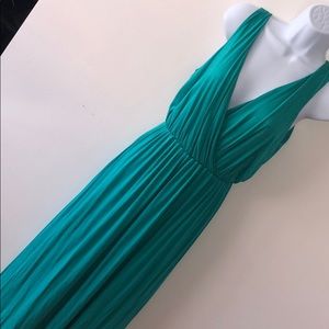 Aqua/turquoise maxi dress